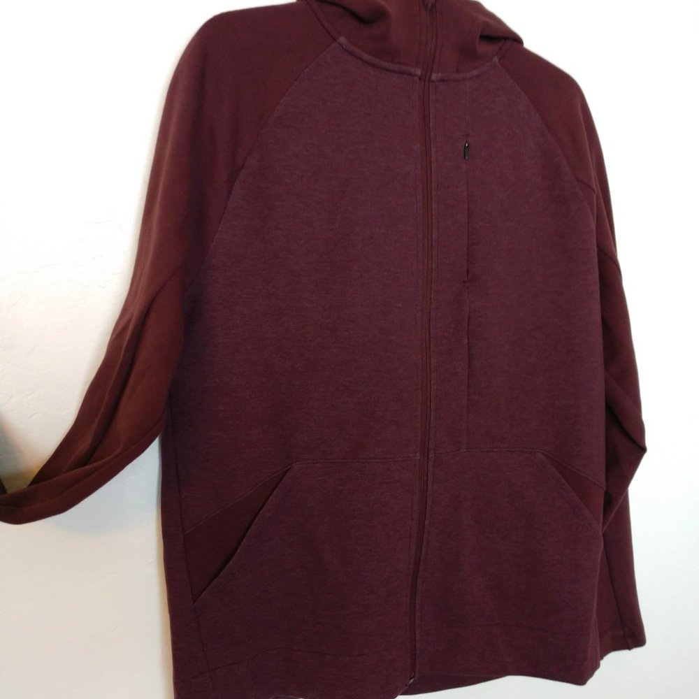 All In Motion Dark Berry Zip Up Hoodie Men's Size M NWT - Picture 3 of 16